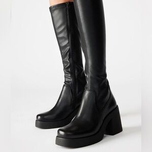STEVE MADDEN Black Women's Knee-High Boots